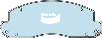 Brake Pad Set, disc brake (DB1293 4WD)