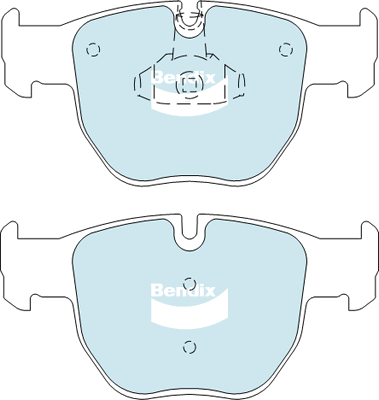 Brake Pad Set, disc brake (DB2054 HD)