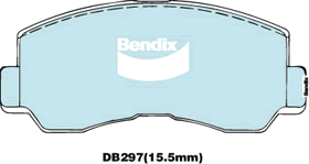 Brake Pad Set, disc brake (DB297 4WD)