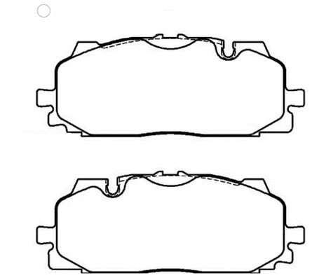 Brake Pad Set, disc brake (DB2504 EURO+)