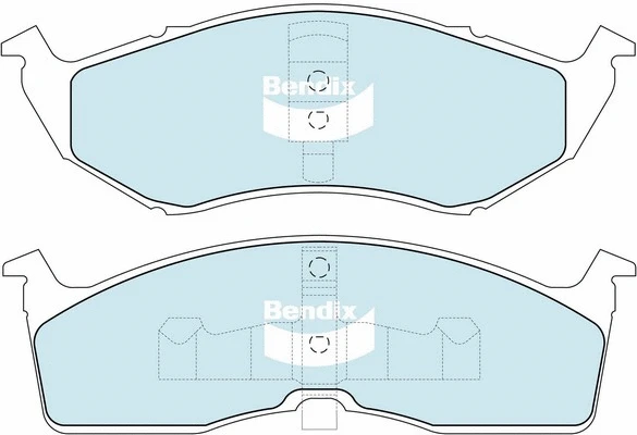 Brake Pad Set, disc brake (7470A HD)