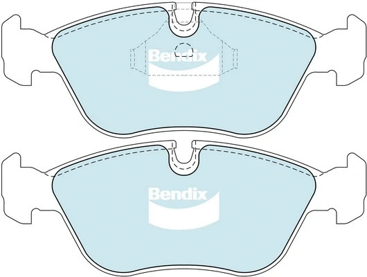 Brake Pad Set, disc brake (DB1261 GCT)