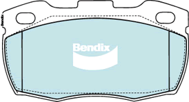 Brake Pad Set, disc brake (DB1305 4WD)