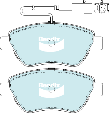 Brake Pad Set, disc brake (DB2258 GCT)