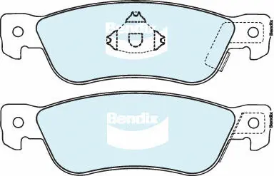 Brake Pad Set, disc brake (DB1161 4WD)