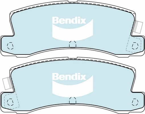 Brake Pad Set, disc brake (DB1147 GCT)