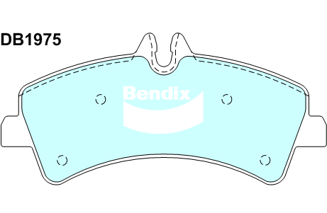 Brake Pad Set, disc brake (DB1975 HD)