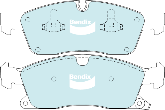 Brake Pad Set, disc brake (DB2216 4WD)