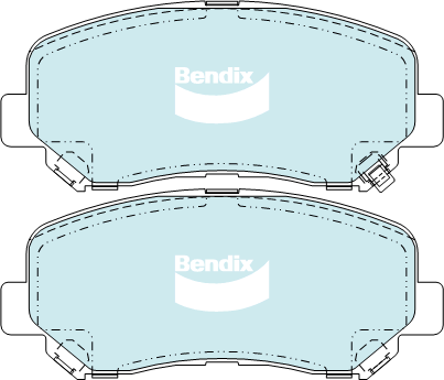 Brake Pad Set, disc brake (DB2226 4WD)