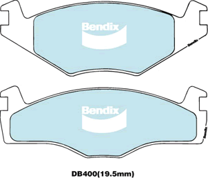 Brake Pad Set, disc brake (DB400 EURO+)