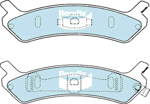 Brake Pad Set, disc brake (DB1369 GCT)