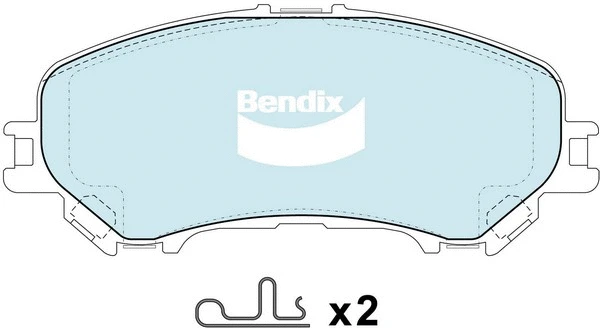 Brake Pad Set, disc brake (DB2345 HD)