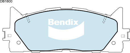 Brake Pad Set, disc brake (DB1800 GCT)