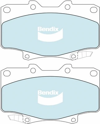Brake Pad Set, disc brake (DB1199 4WD)