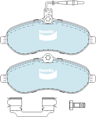 Brake Pad Set, disc brake (DB2326 EURO+)