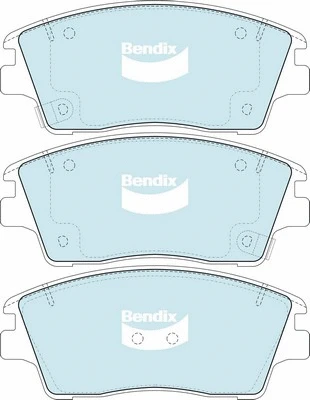 Brake Pad Set, disc brake (DB2424 4WD)