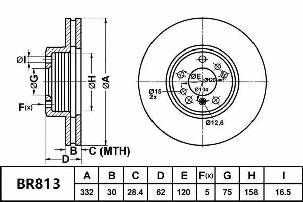 Brake Disc (BR813 ULT)