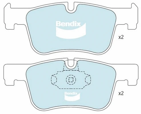 Brake Pad Set, disc brake (DB2563 EURO+)