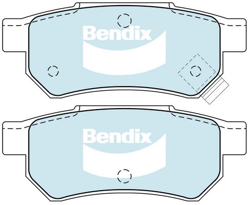 Brake Pad Set, disc brake (DB1163 GCT)