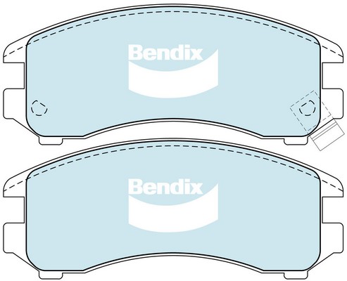 Brake Pad Set, disc brake (DB1117 GCT)