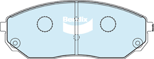 Brake Pad Set, disc brake (DB1815 4WD)