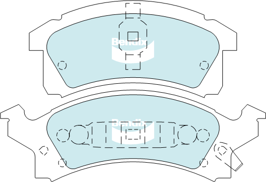 Brake Pad Set, disc brake (DB2191 GCT)