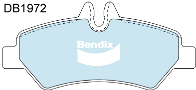 Brake Pad Set, disc brake (DB1972 EURO+)