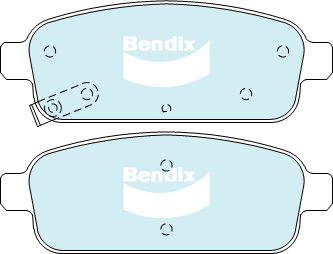 Brake Pad Set, disc brake (DB1990 GCT)