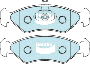 Brake Pad Set, disc brake (DB1373 GCT)
