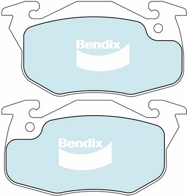 Brake Pad Set, disc brake (DB1182 GCT)