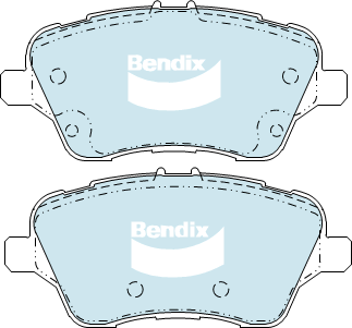 Brake Pad Set, disc brake (DB2382 GCT)