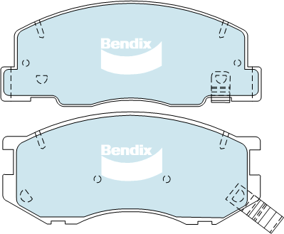 Brake Pad Set, disc brake (DB1372 GCT)