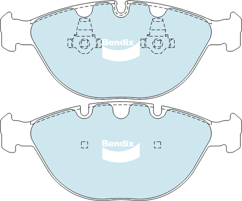 Brake Pad Set, disc brake (DB1495 4WD)