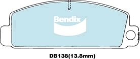 Brake Pad Set, disc brake (DB138 GCT)