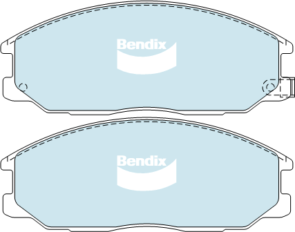 Brake Pad Set, disc brake (DB1450 4WD)