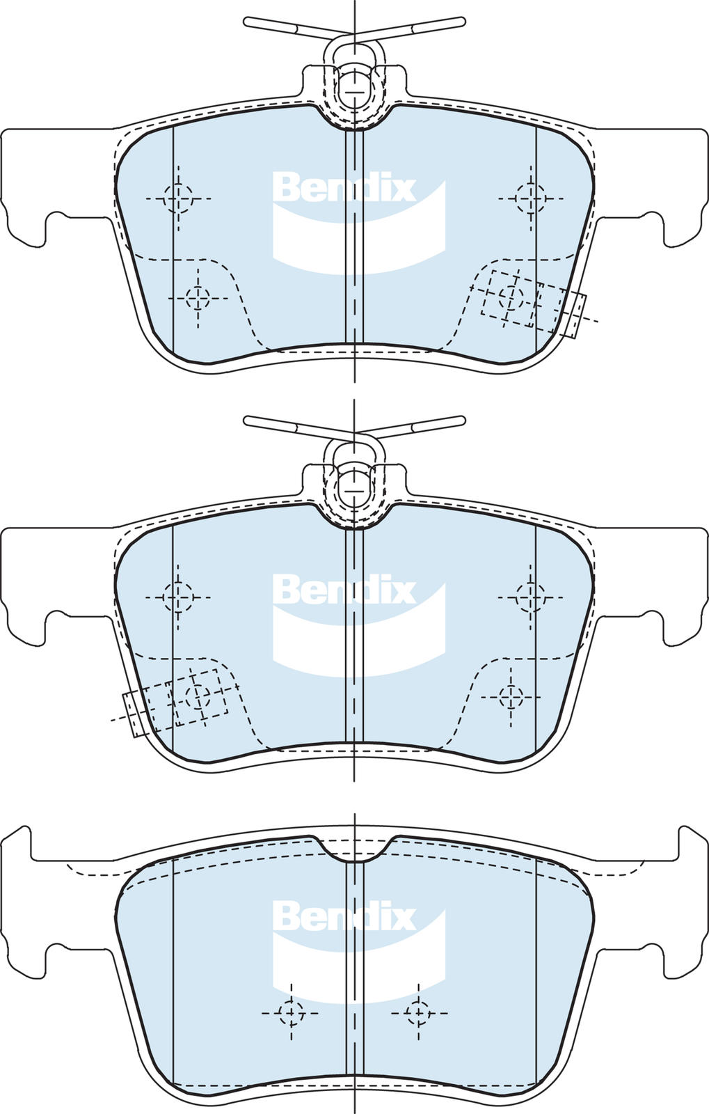 Brake Pad Set, disc brake (DB2678 GCT)