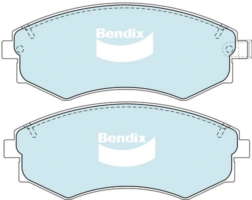 Brake Pad Set, disc brake (DB1167 GCT)