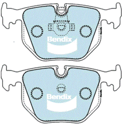 Brake Pad Set, disc brake (DB1397 EURO+)