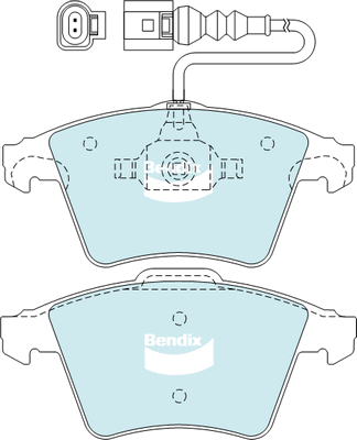 Brake Pad Set, disc brake (DB2199 HD)