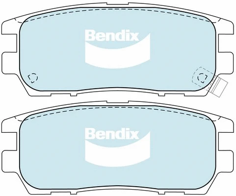 Brake Pad Set, disc brake (DB1231 4WD)