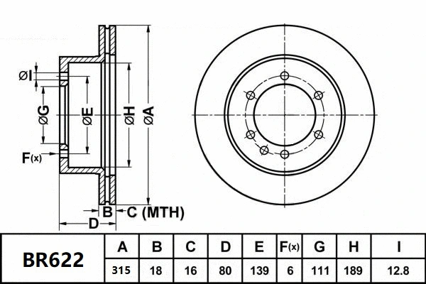 Brake Disc (BR622 ULT)