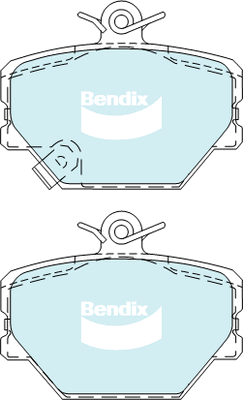 Brake Pad Set, disc brake (DB2030 EURO+)