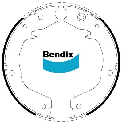 Brake Shoe Set, parking brake (BS1860)