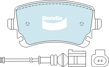Brake Pad Set, disc brake (DB1956 HD)