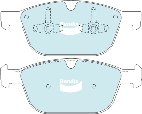 Brake Pad Set, disc brake (DB2218 HD)