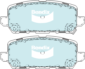 Brake Pad Set, disc brake (DB2355 4WD)
