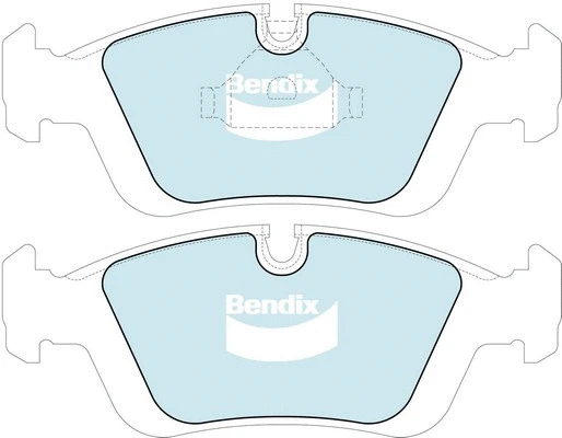 Brake Pad Set, disc brake (DB1224 EURO+)