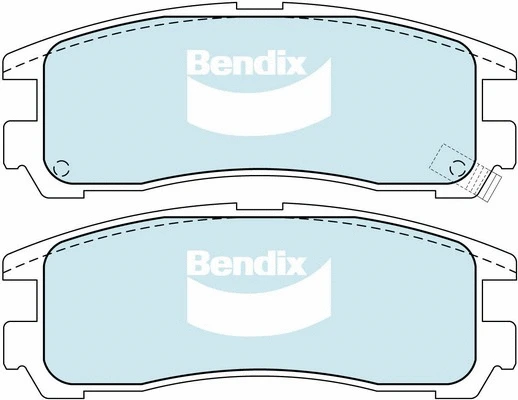 Brake Pad Set, disc brake (DB1239 GCT)