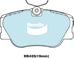 Brake Pad Set, disc brake (DB425 EURO+)