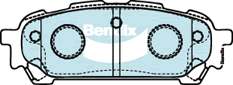 Brake Pad Set, disc brake (DB1672 GCT)